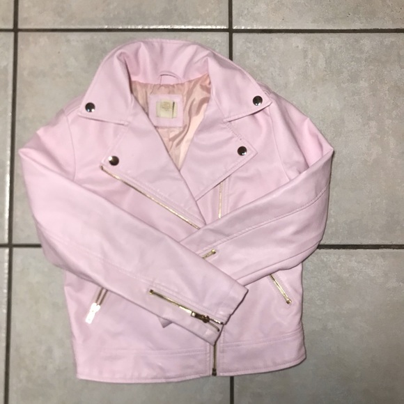 Forever 21 Other - Girls 9/10 pink faux leather jacket